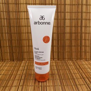 Arbonne Oil Balancing Mask With Red Clay 5 oz New Sealed Tube